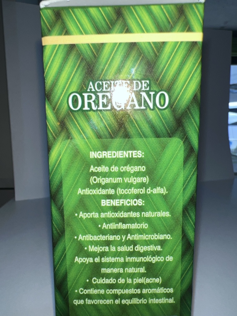 ACEITE DE OREGANO 30ML HERBANASE