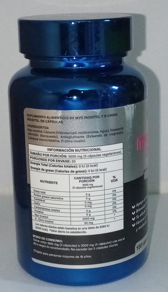 MYO Y D-CHIRO INOSITOL NATURAL FACTOR