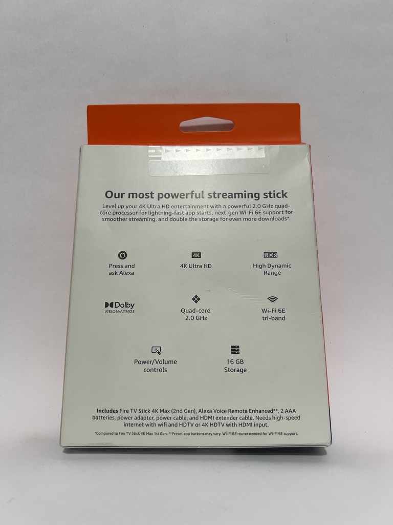 FIRE TV STICK 4K MAX AMAZON