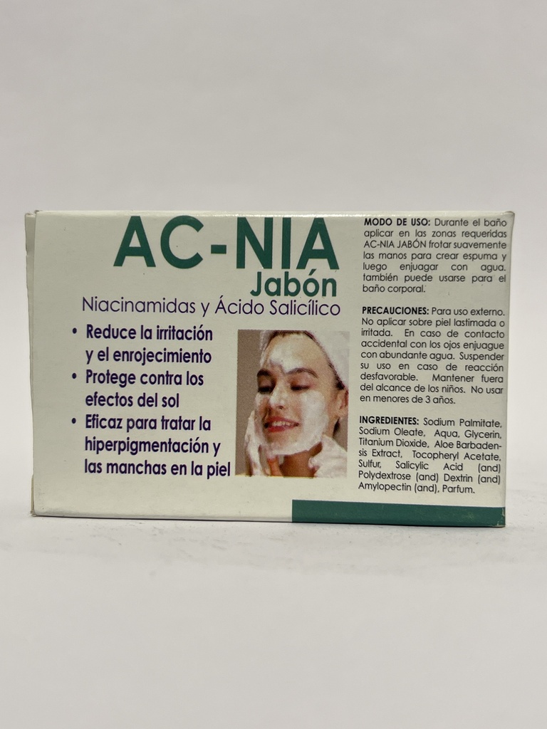 AC-NIA JABON PARA ACNE 52G HERBANASE