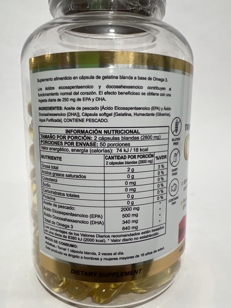 OMEGA 3 X 100 CAPS HERBALMAX