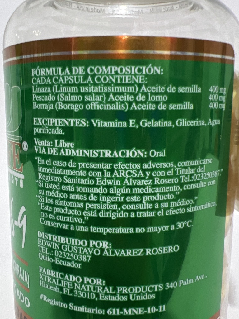 OMEGA 3-6-6 XTRALIFE 90 CAPS