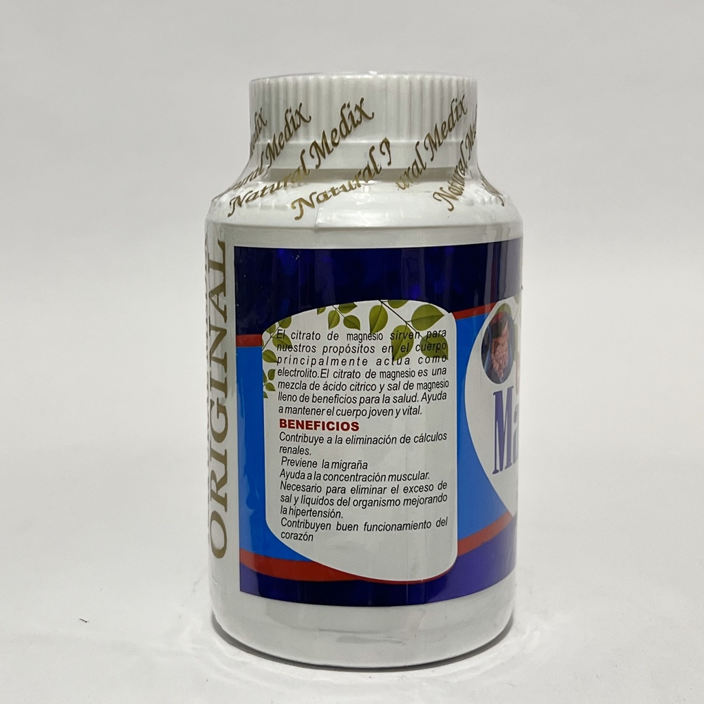 CITRATO DE MAGNESIO NATURAL MEDIX
