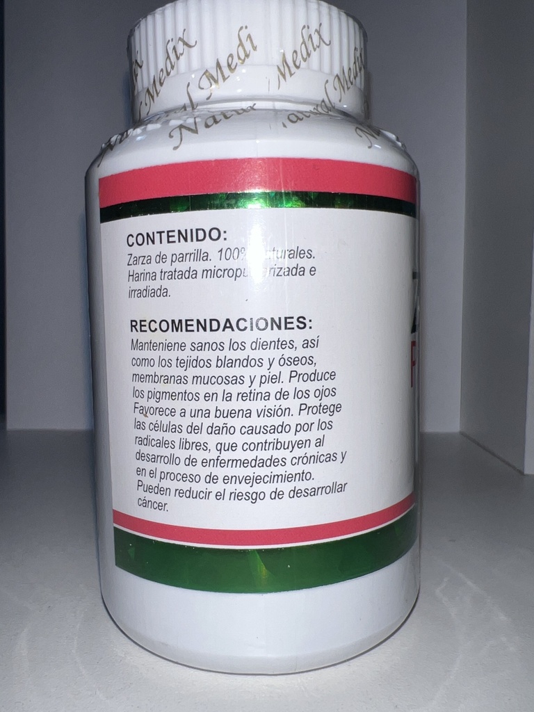 ZARZAPARILLA MEDICINA NATURAL 
