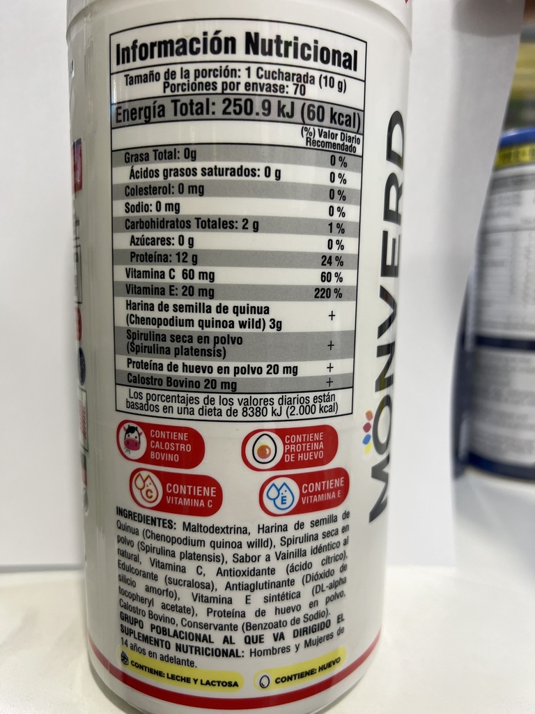 MULTIVITAMINICO FAMILIAR 700GR MONVERD