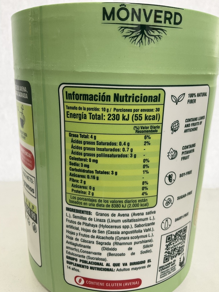 BLOOM-GREEN DETOX JUICE 300GR MONVERD