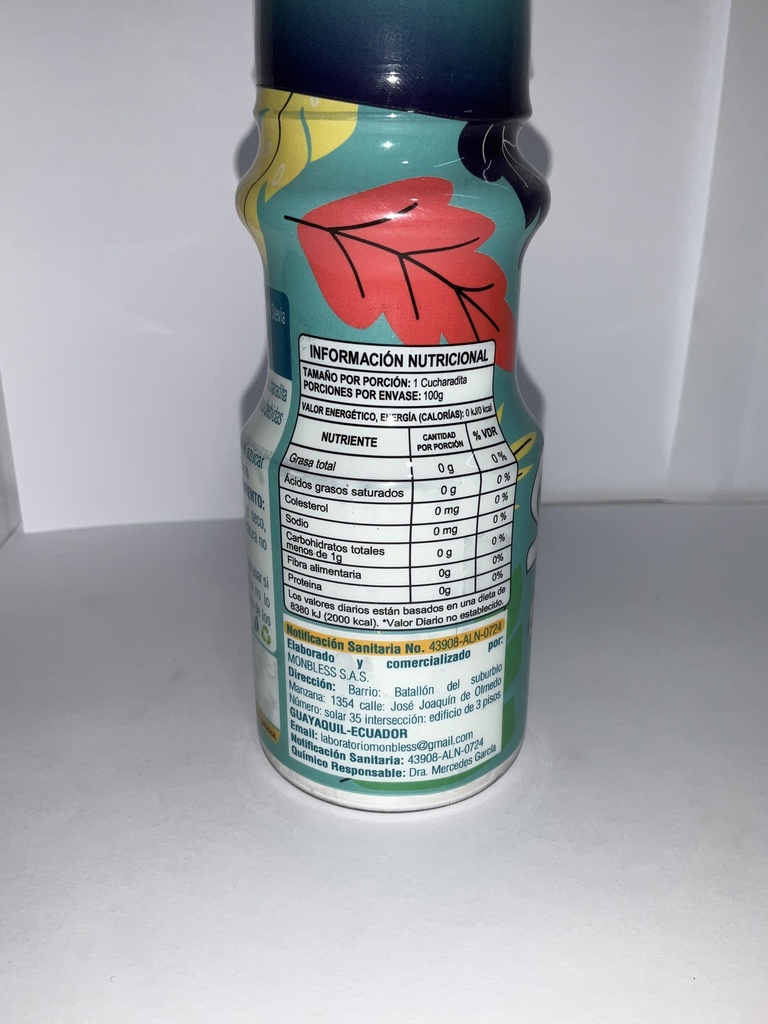 STEVIA 100 GR MONVERD