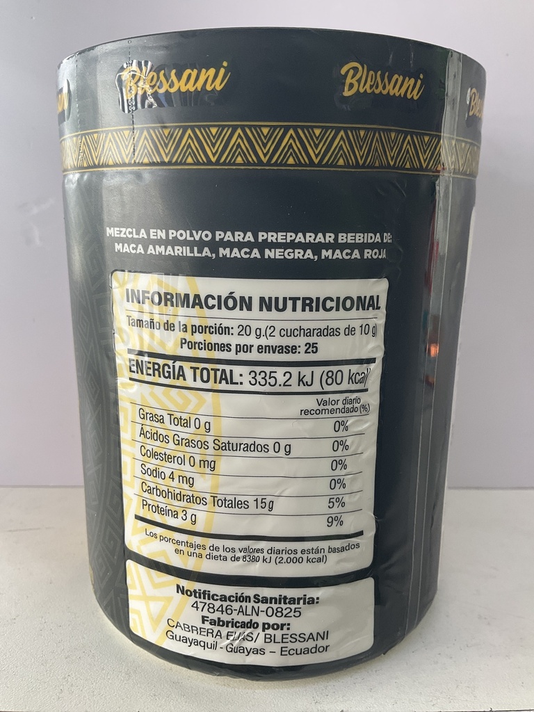 MACA PERUANA 300GR BLESSANI 