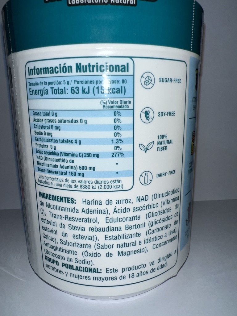 RESVERATROL MAS NAD 400 GR MONVERD