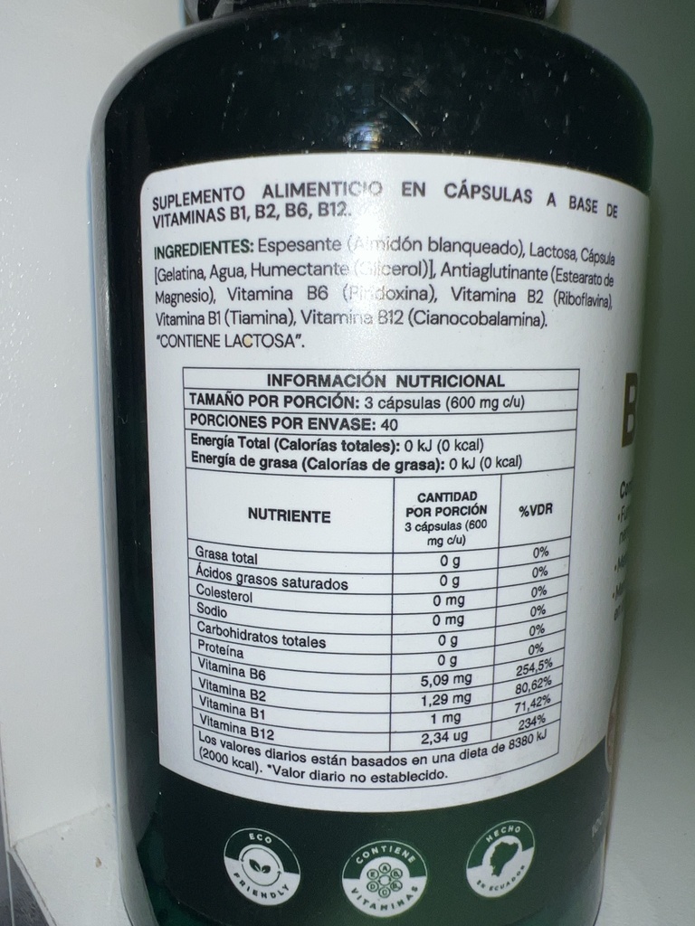 B-COMPLETE TABLETAS X 120 LABMAC