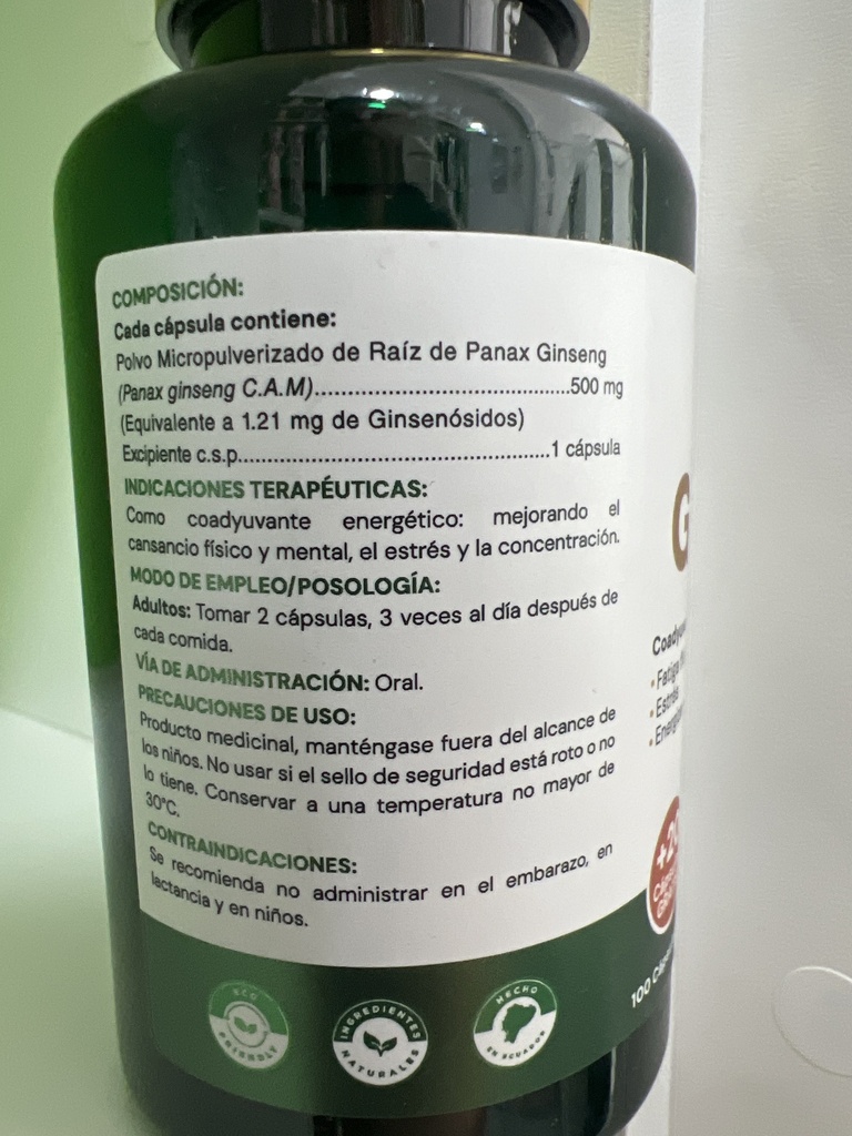 GINSENG TABLETAS X 120 LABMAC