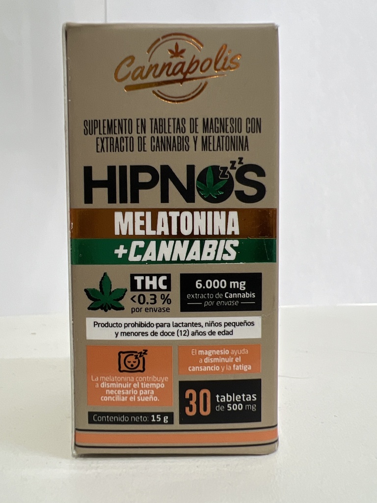 HIPNOS MELATONINA MAS CANNABIS 30 TABLETAS QUANTUM