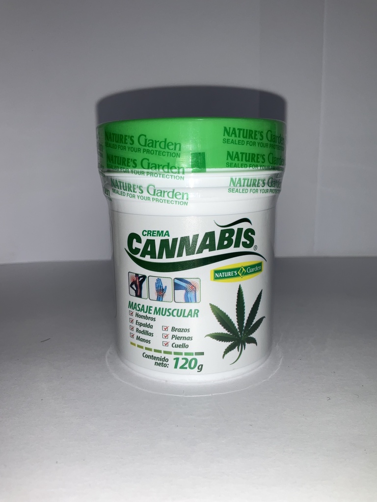 CREMA CANNABIS 120G NATURES GARDEN