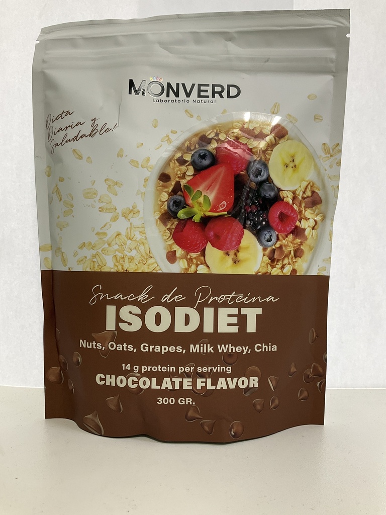 ISO DIET CHOCOLATE 300GR MONVERD