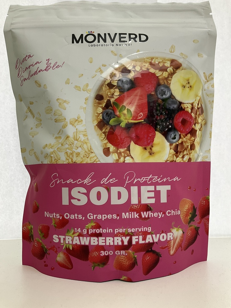 ISO DIET FRUTILLA 300GR MONVERD