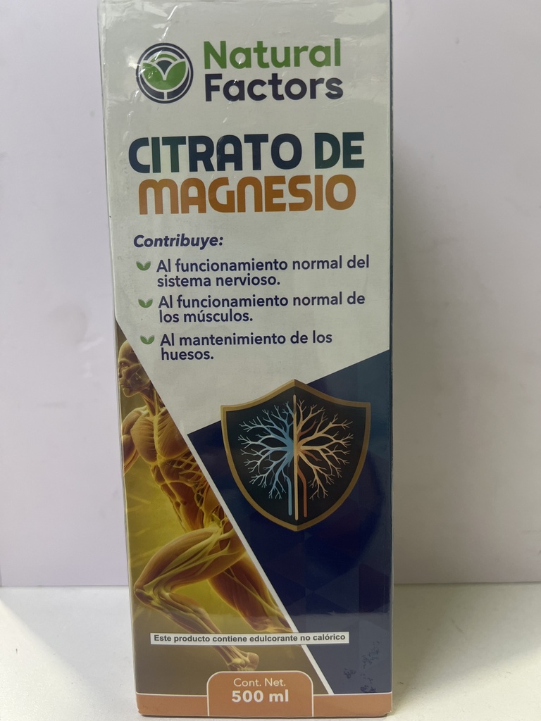 CITRATO DE MAGENESIO JARABE  500ML NATURAL FACTOR