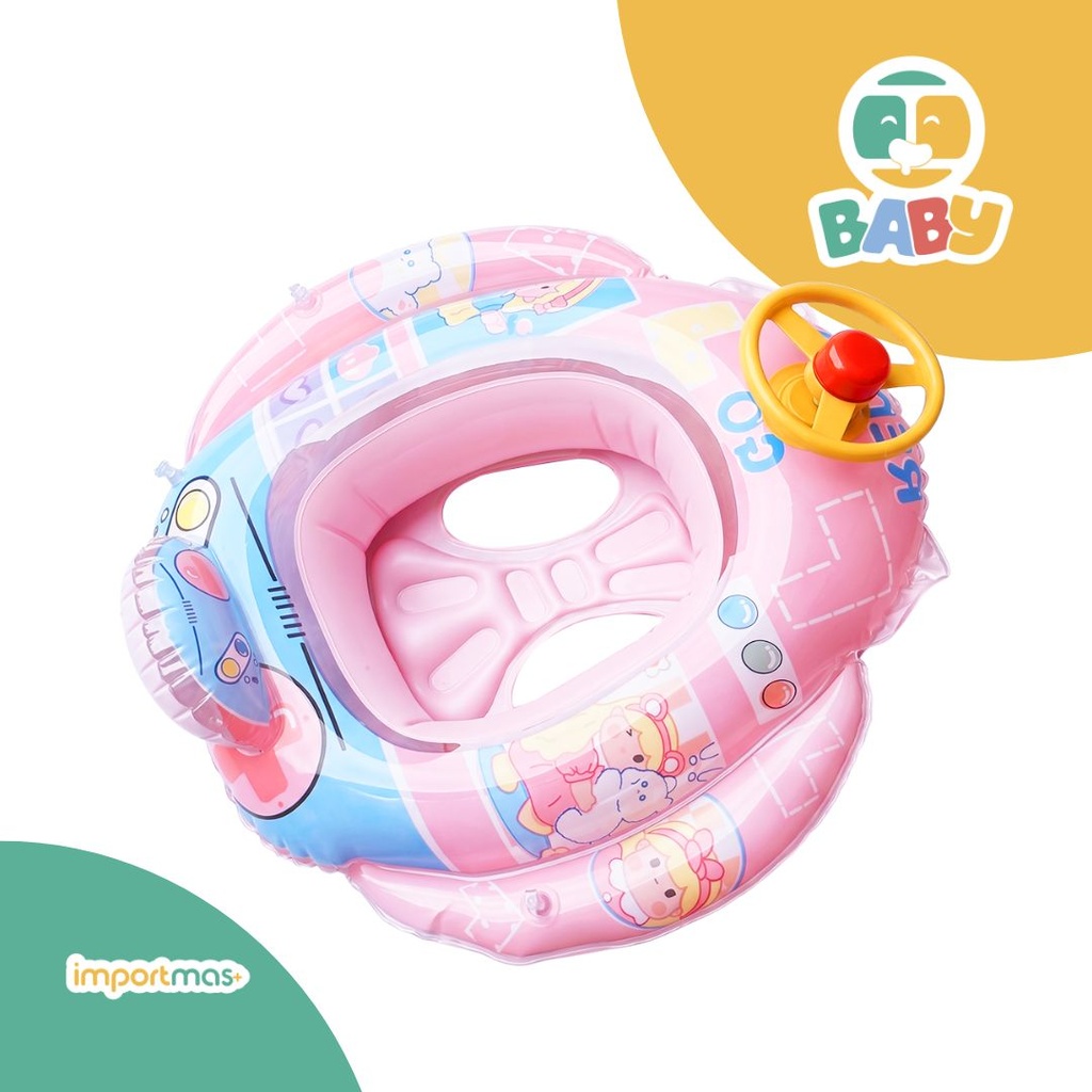 FLOTADOR ROSADO PARA PISCINA BABY