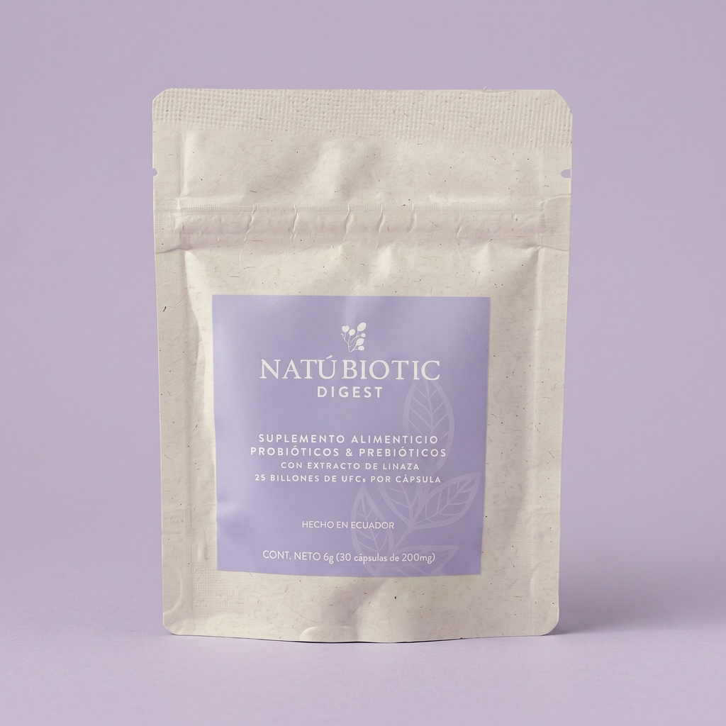 NATUBIOTIC DIGEST - SOBRE 30 CÁPSULAS NATU