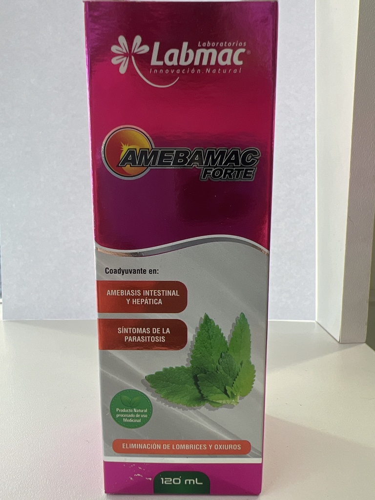AMEBAMAC FORTE DESCAPARACITANTE NIÑO Y ADILTO  JARABE 120ML LABMAC