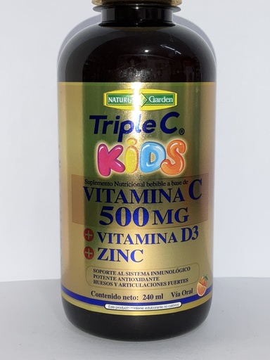 JARABE TRIPLE C KIDS 240ML NATURES GARDEN