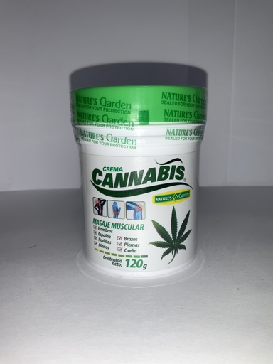 CREMA CANNABIS 120G NATURES GARDEN