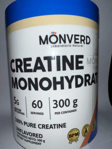 CREATINA MONOHIDRATADA 300GR BLANCO MONVERD
