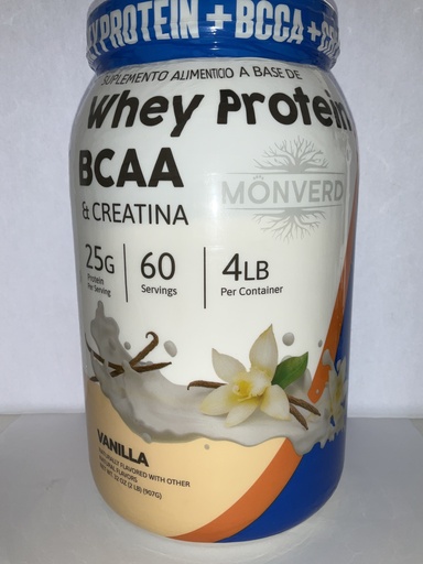 WHEY PROTEIN 4 LB VAINILLA MONVERD
