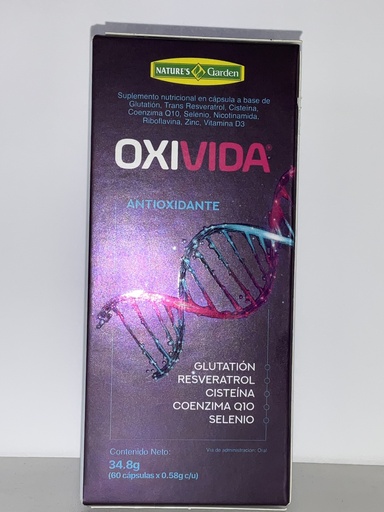OXIVIDA ANTIOXIDANTE 60 CAP NATURES GARDEN