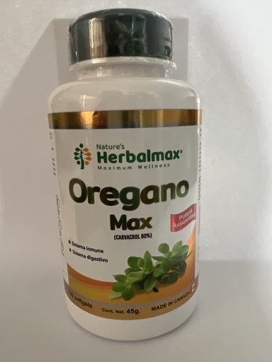 OREGANO MAX 450MG X100 HERBALMAX