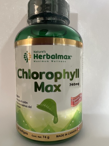 CLOROFILA MAX 740MG X 100 HERBALMAX