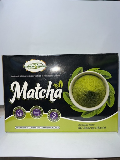 MATCHA POLVO SACHET 10GRX30U ECUAFARMA