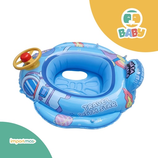 [23079-17] FLOTADOR CELESTE PARA PISCINA BABY