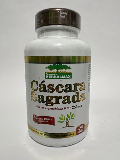 CASCARA SAGRADA 250MG / 120 CAPS HERBALMAX