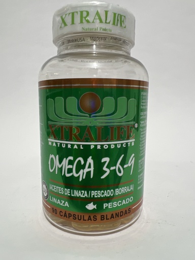 OMEGA 3-6-9 XTRALIFE 90 CAPS