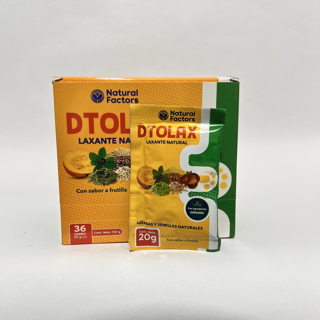 D-TOLAX PURGANTE SOBRES NATURAL FACTORS | Importmas - distribución al ...