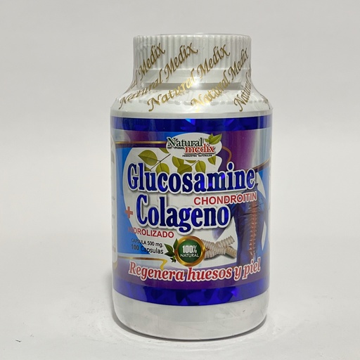 GLUCOSAMINE CHONDROITIN MAS COLAGENO HIDROLIZADO MEDICINA NATURAL