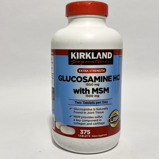 GLUCOSAMINE CON MSM 375 CAPSULAS KIRKLAND