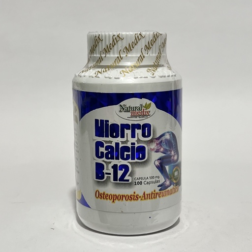 HIERRO, CALCIO Y B12 MEDICINA NATURAL