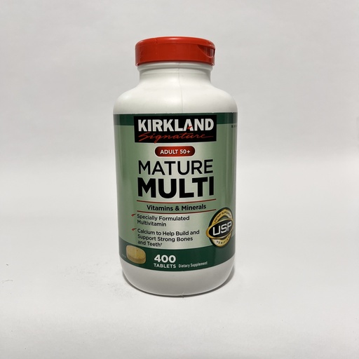 MATURE MULTI 400 CAPSULAS MULTIVITAMINICAS KIRKLAND 