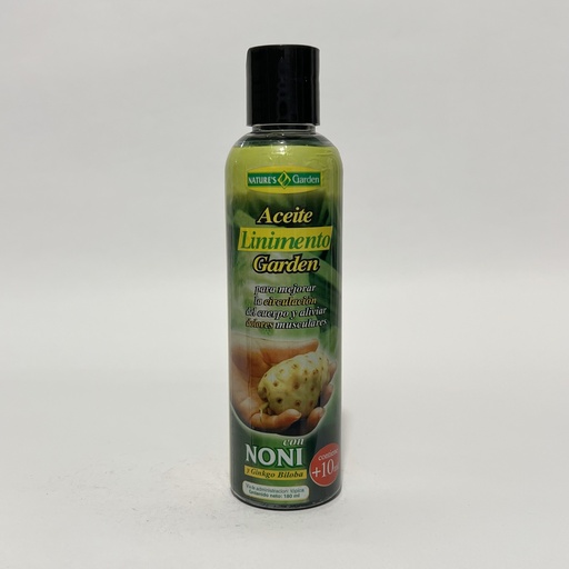 NONI LINIMENTO ACEITE NATURES GARDEN