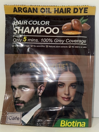 Shampoo cubre canas color café claro 