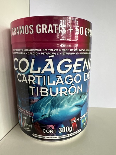 COLAGENO CARTILAGO DE TIBURÓN ROSA 300GR MONVERD