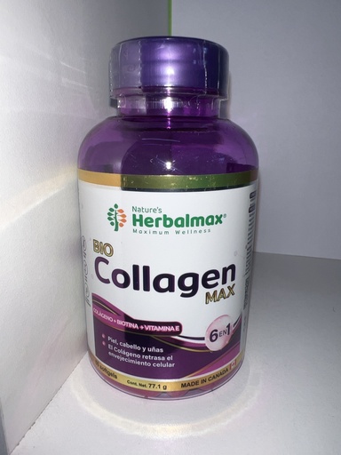 BIO COLAGENO MAX 1285MG X 60 CAPSULAS HERBALMAX